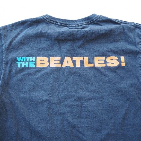 The Beatles Apple Records With the Beatles Vintage 1999 Big Face Band Shirt M - Picture 8 of 8